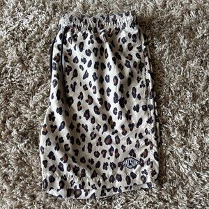 PacSun Leopard Print Swim Shorts